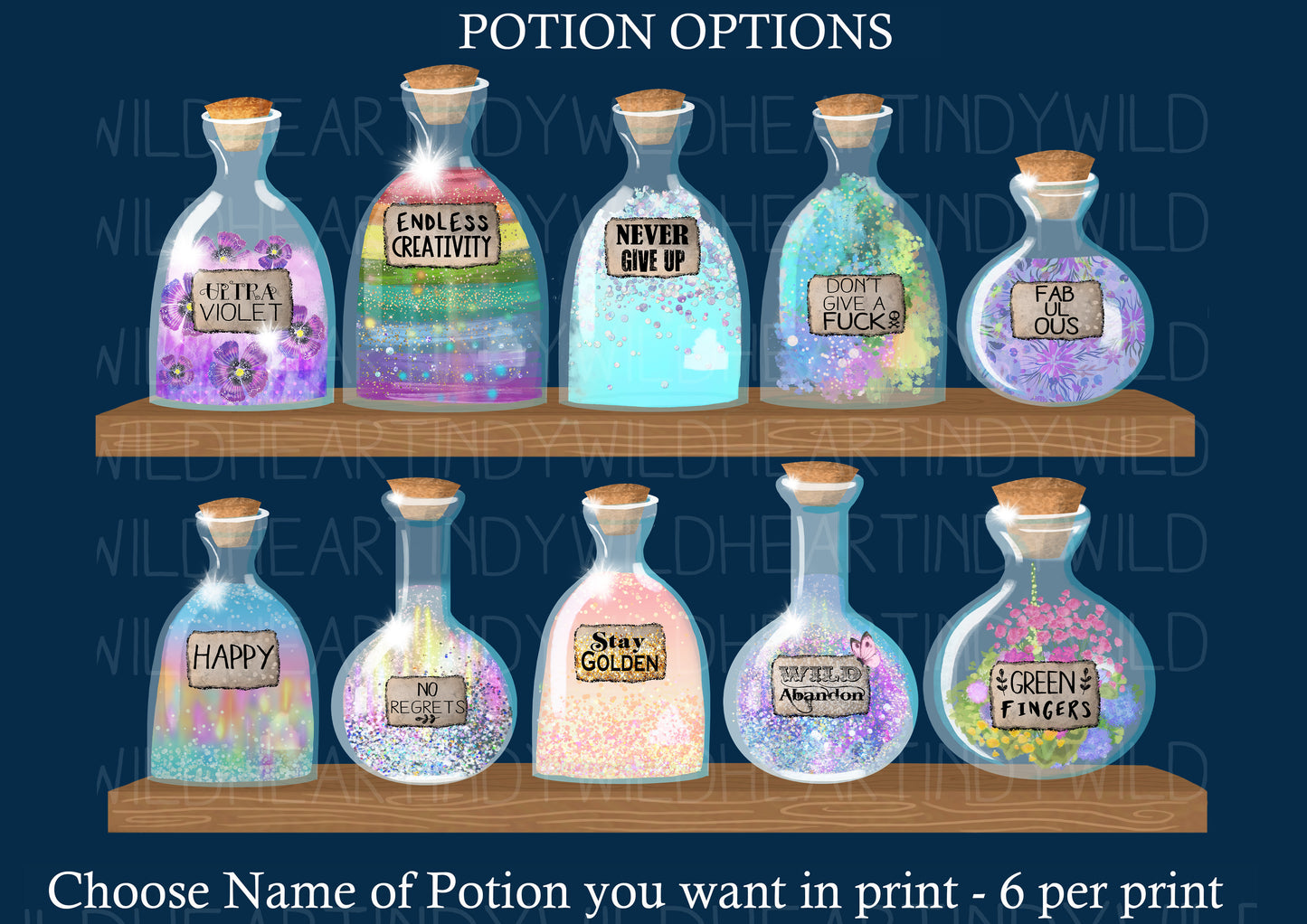 Apothecary Home Decor, Apothecary Prints, Fun Potion & Spells Wall Art for Magical People