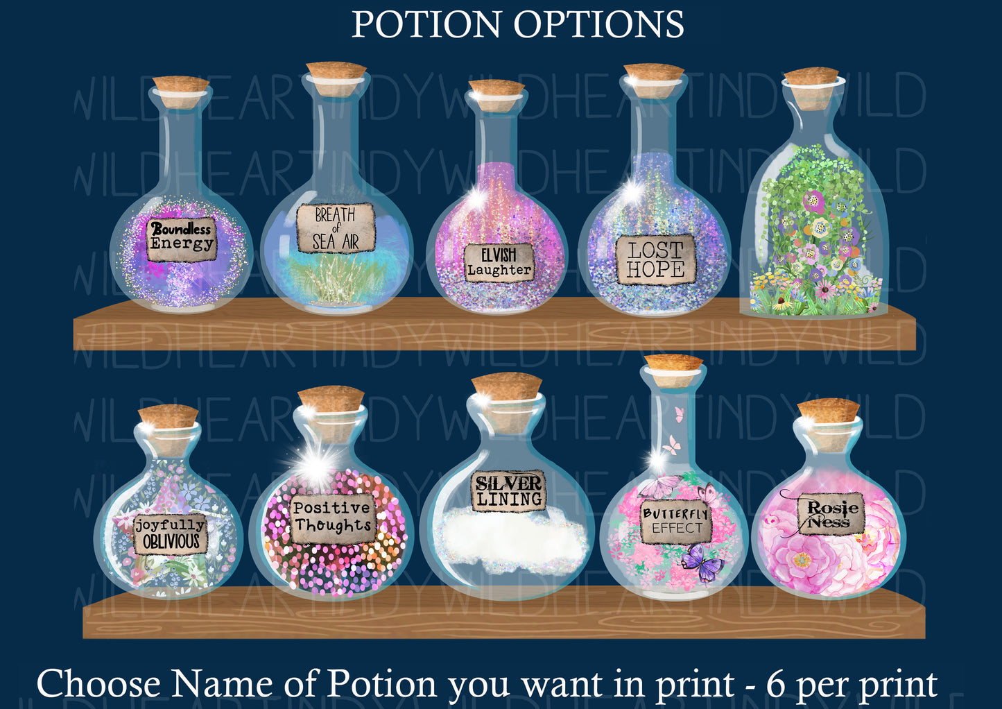 Apothecary Home Decor, Apothecary Prints, Fun Potion & Spells Wall Art for Magical People