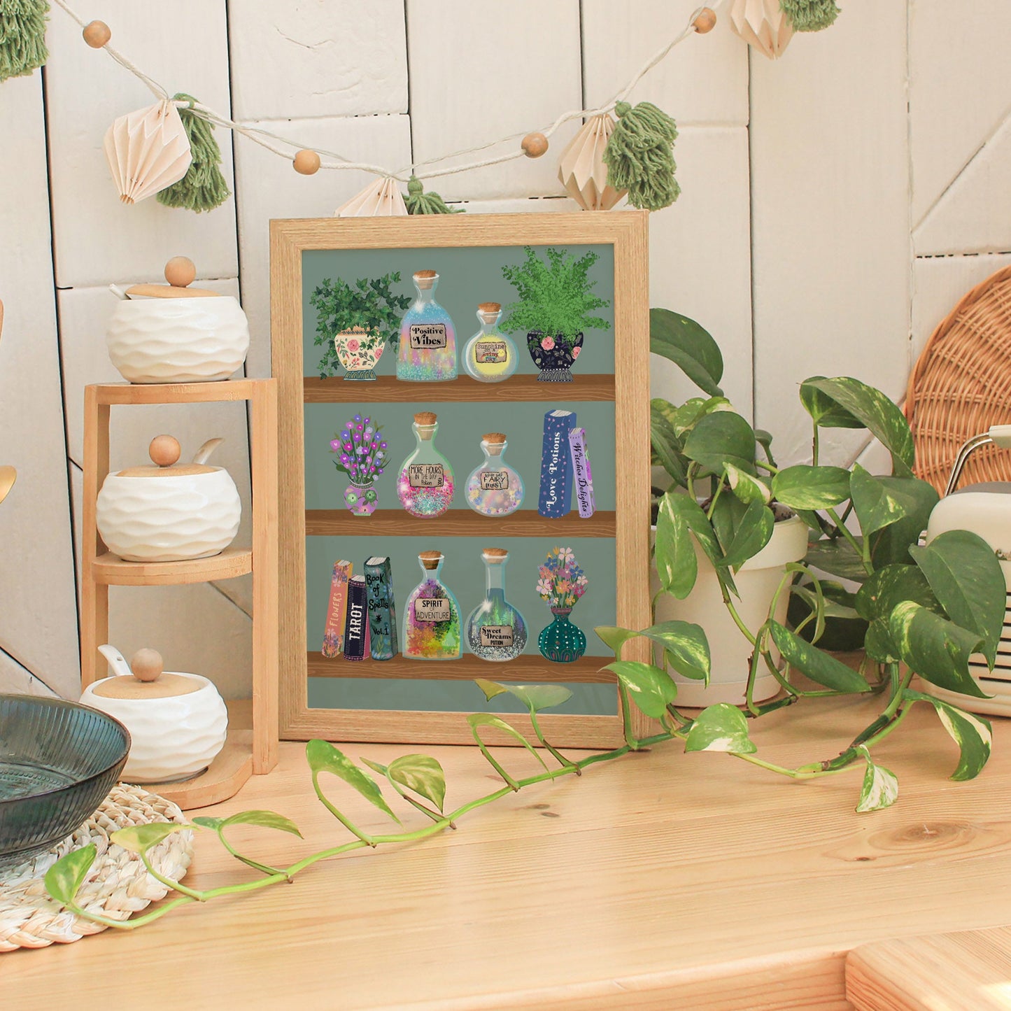 Apothecary Home Decor, Apothecary Prints, Fun Potion & Spells Wall Art for Magical People