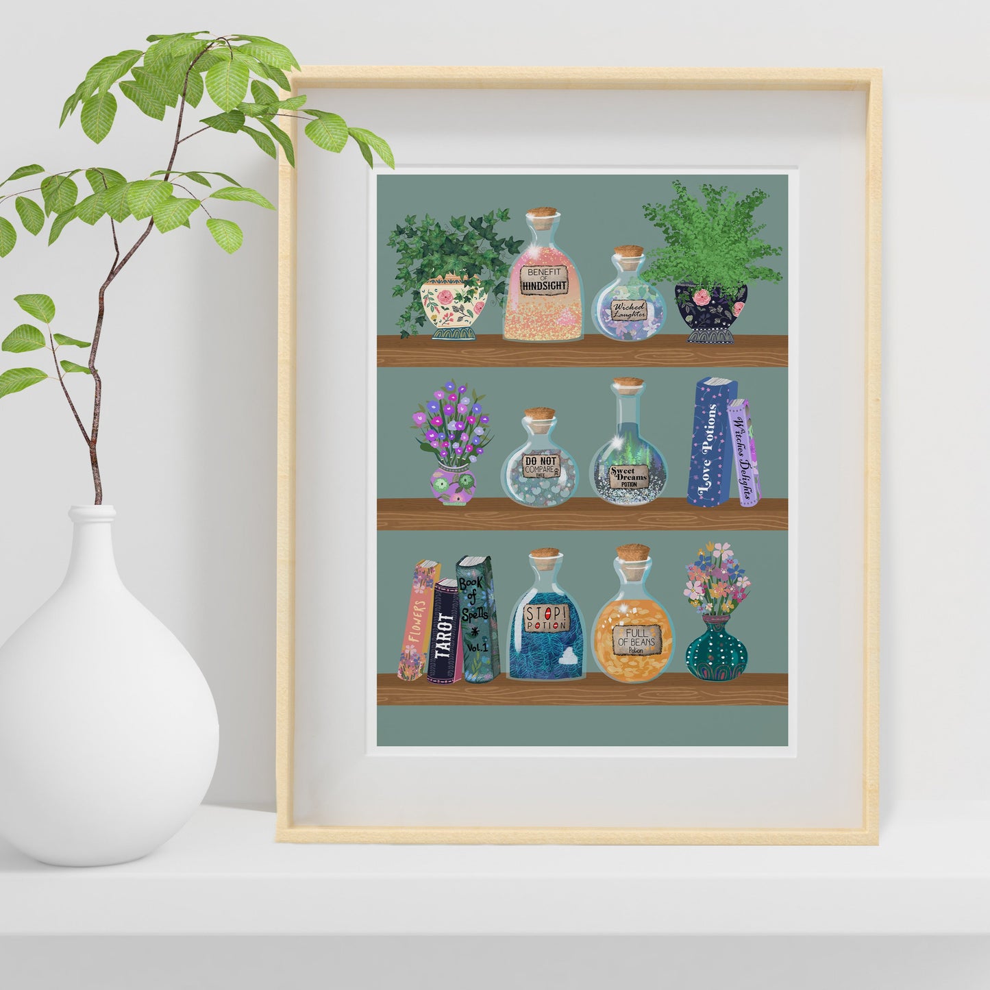 Apothecary Home Decor, Apothecary Prints, Fun Potion & Spells Wall Art for Magical People