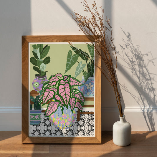 Botanical Boho Prints for the Home, Cottage Core Decor, Beautiful Vibrant House Plant Print, On Trend Prints