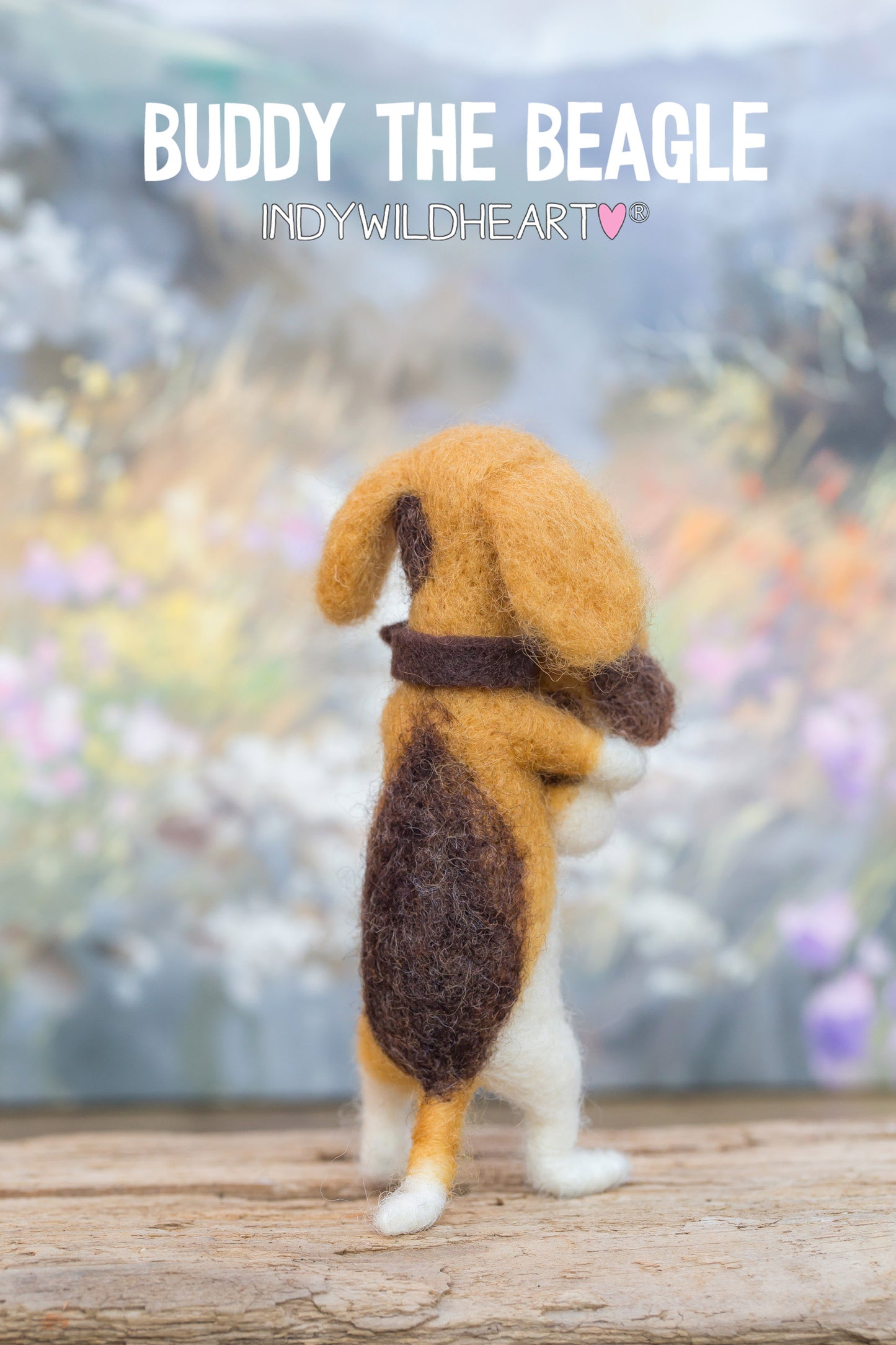 Needle Felted Dogs - Beagle - Miniature Felted Ornaments - Handmade Gift For Dog Lovers