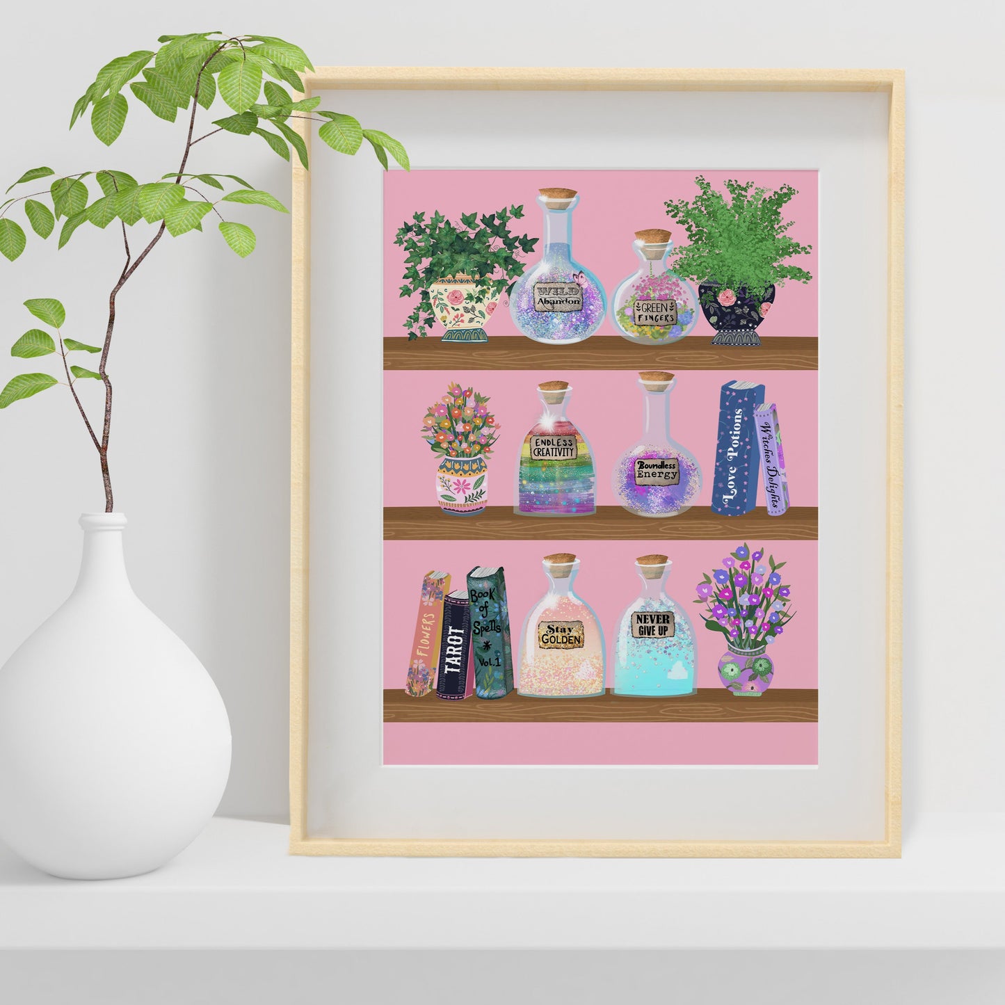 Apothecary Home Decor, Apothecary Prints, Potion & Spells Wall Art for Magical People