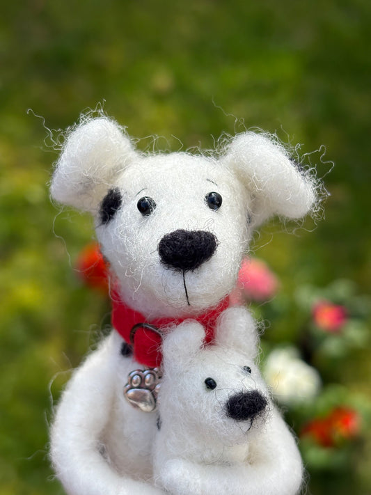 Needle Felted Dog Dalmation, Needle Felt Dogs, Felt Dog Ornament, Felted Dogs, Dog Lovers Gift