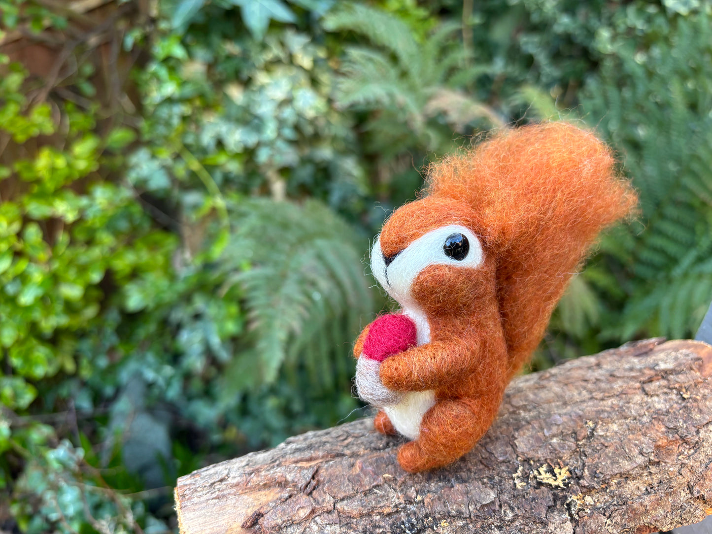 Needle Felting Kit Red Red Squirrel, Needle Felt your own Squirrels