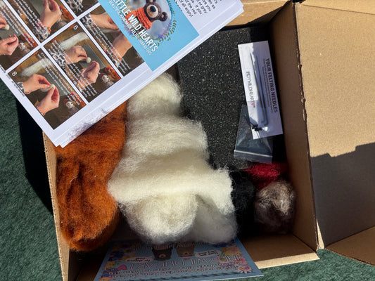 Needle Felting Kit Squirrel, Needle Felt your own Red Squirrel