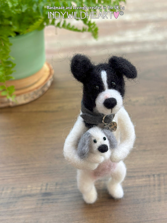 Custom Needle Felted Dog - Kipper the Jack Russell Terrier - Handmade Gift For Dog Lovers