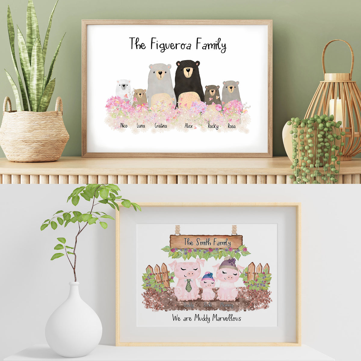 Fun Personalised Family Prints