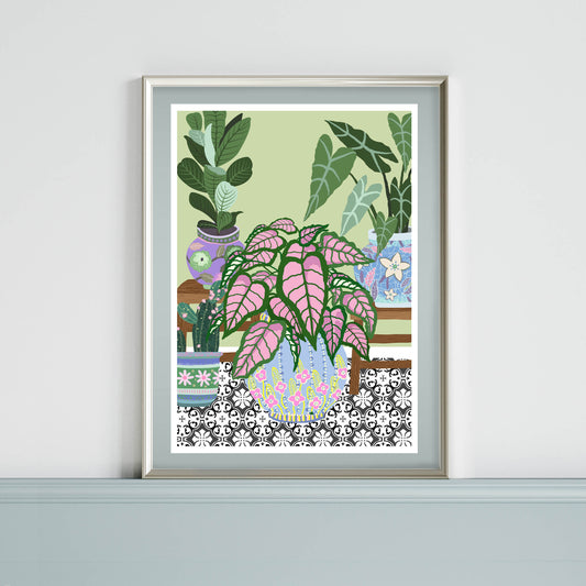 Botanical Boho Prints for the Home, Cottage Core Decor, Beautiful Vibrant House Plant Print, On Trend Prints