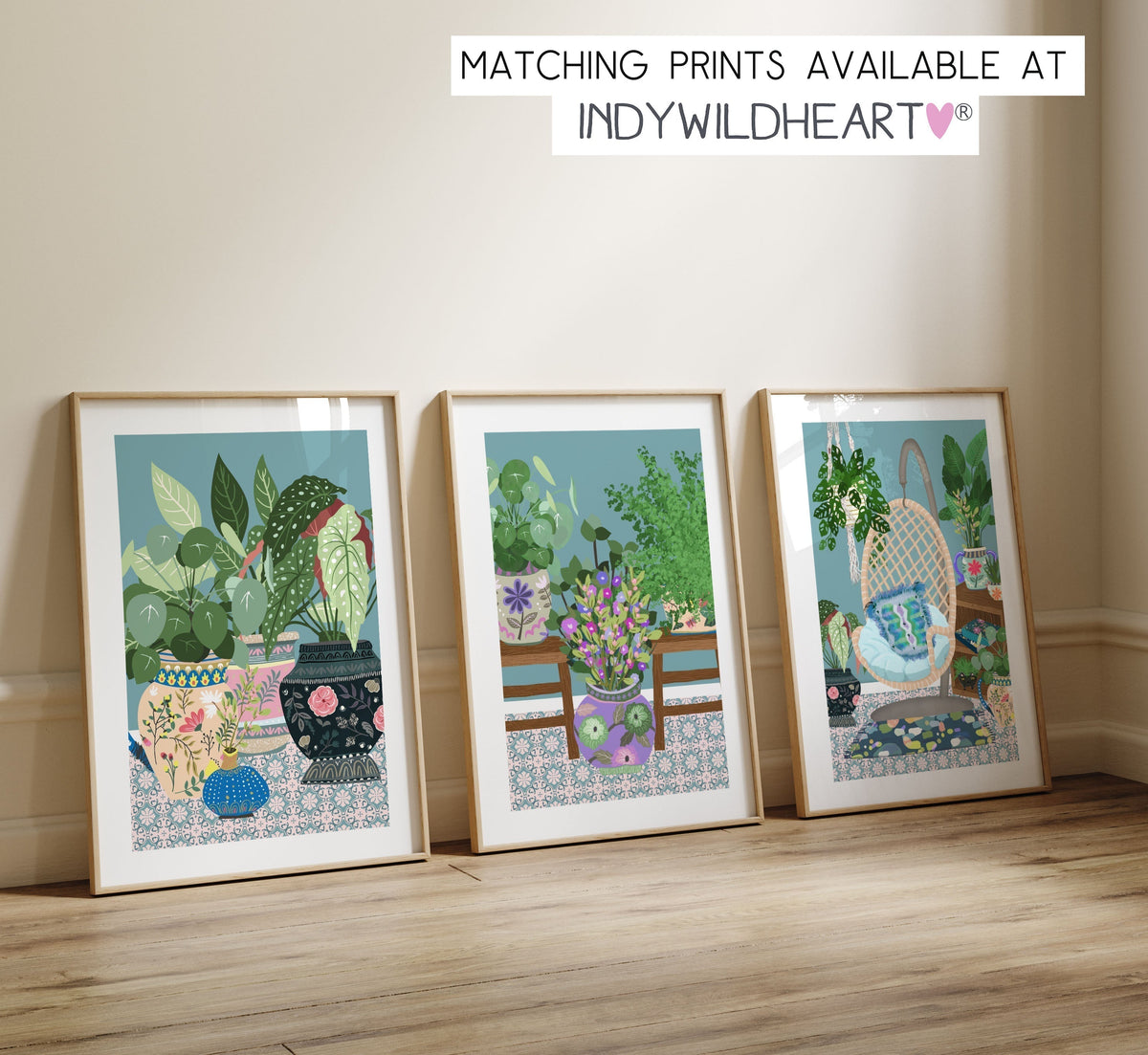 Botanical Art Prints for the Home, Vintage Vase & Flowers, Cottage Core Decor, Beautiful Vibrant House Plant Prints