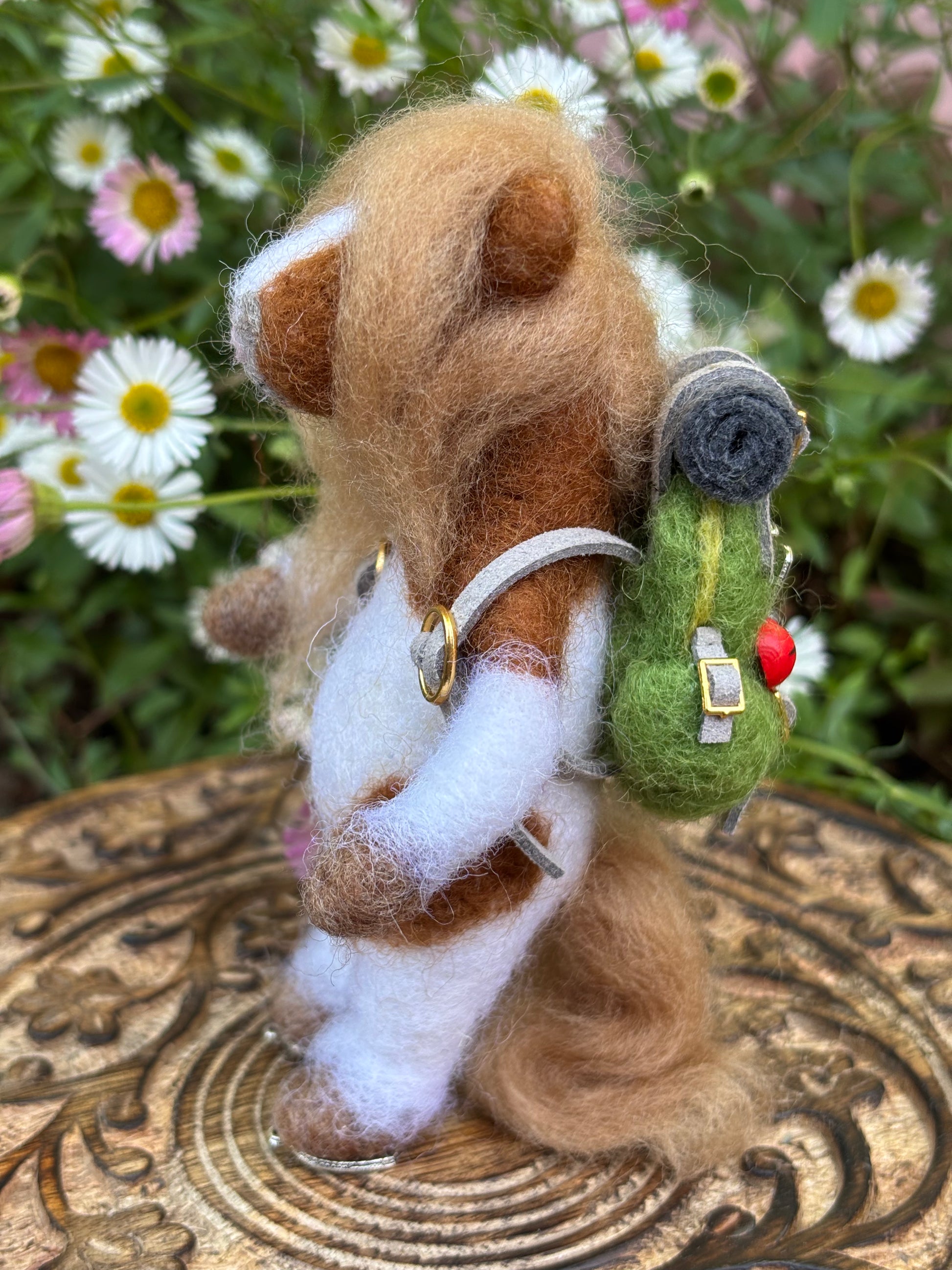 Felt Animal - Wool Felted Horse - Fiber Animals - Gift - One of a Kind - Gift for Horse Lover - Skewbald Pony - Handmade Needlefelted Horse 