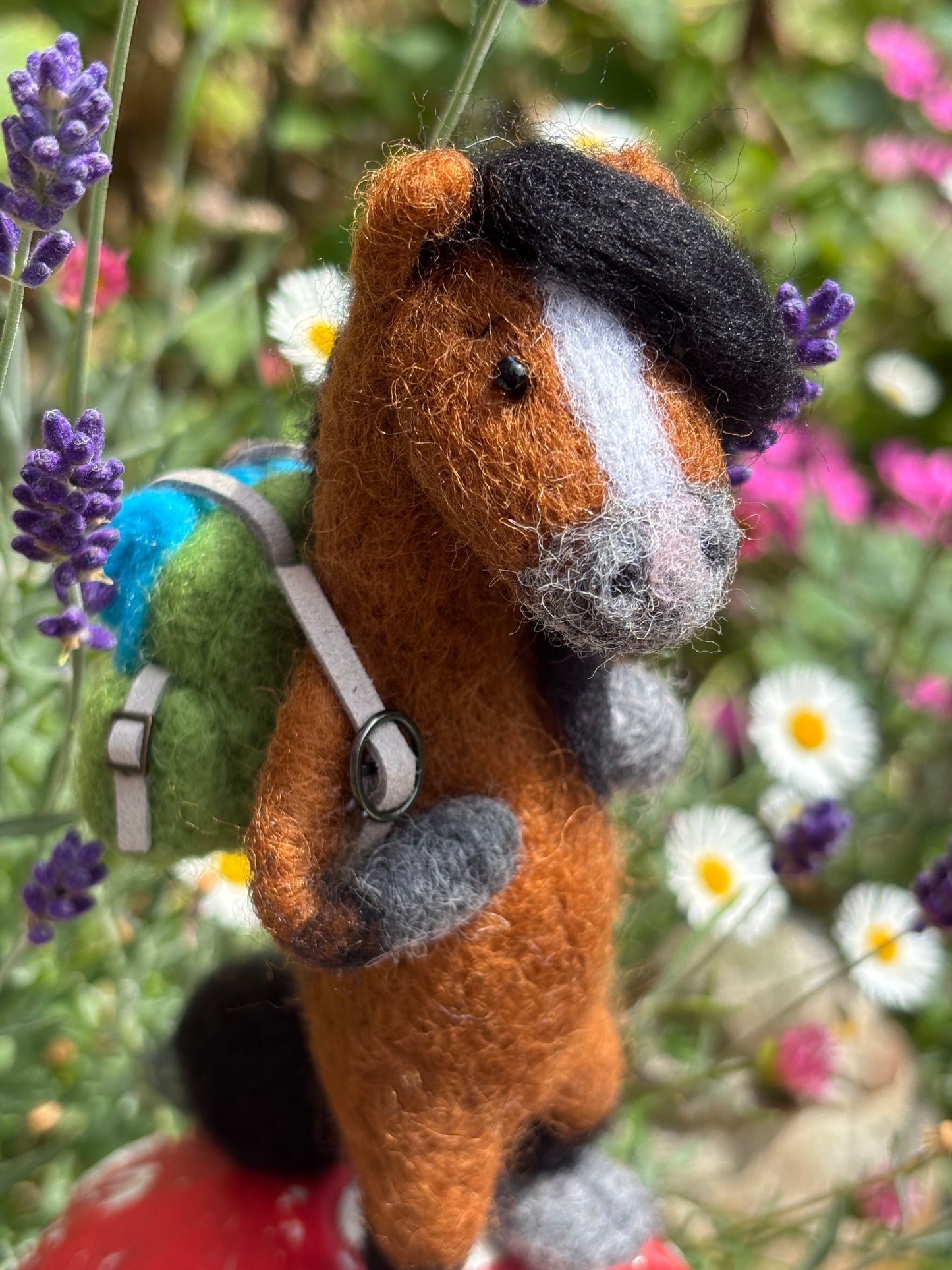 Felt Animal, Wool Animals, Needle Felted Horse - Cute Gift for Horse Lover - Needle Felt Horse Collectable Character
