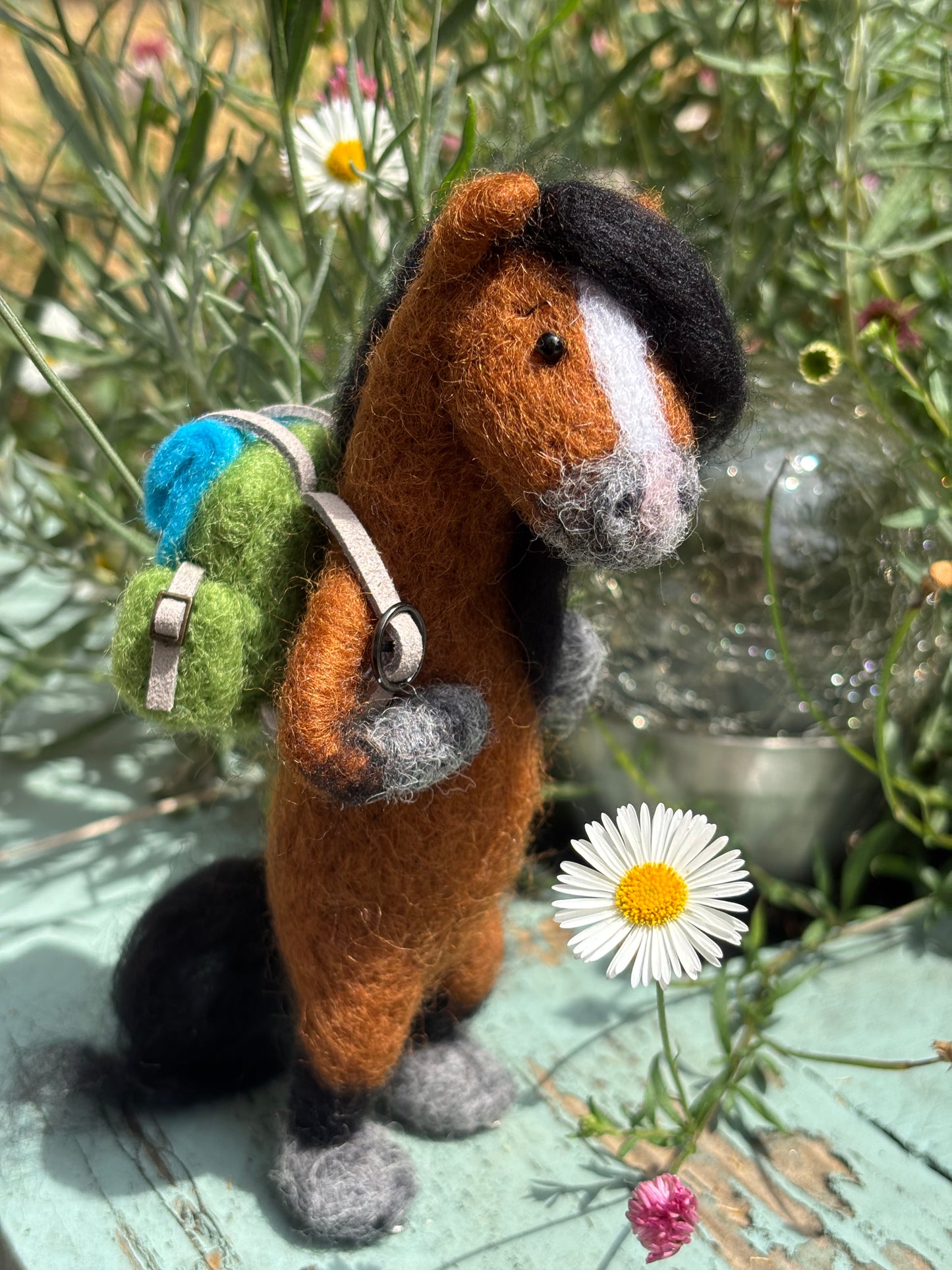 Felt Animal, Wool Animals, Needle Felted Horse - Cute Gift for Horse Lover - Needle Felt Horse Collectable Character