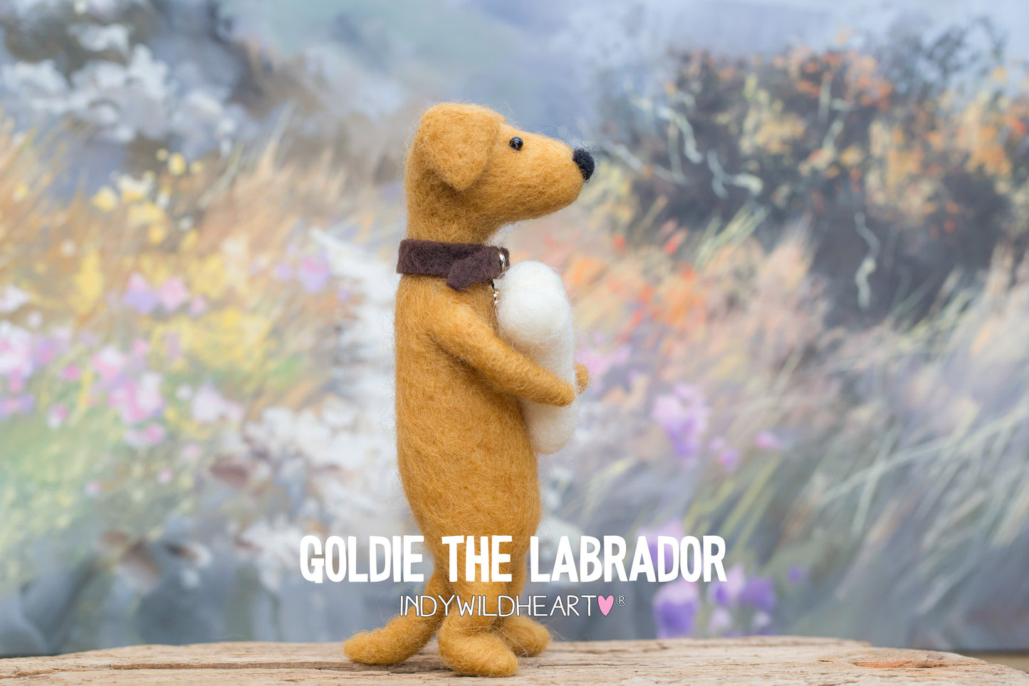 Needle Felted Miniature Dogs - Labrador - Felted Ornaments - Beautiful Handmade Gift - For Dog Lovers