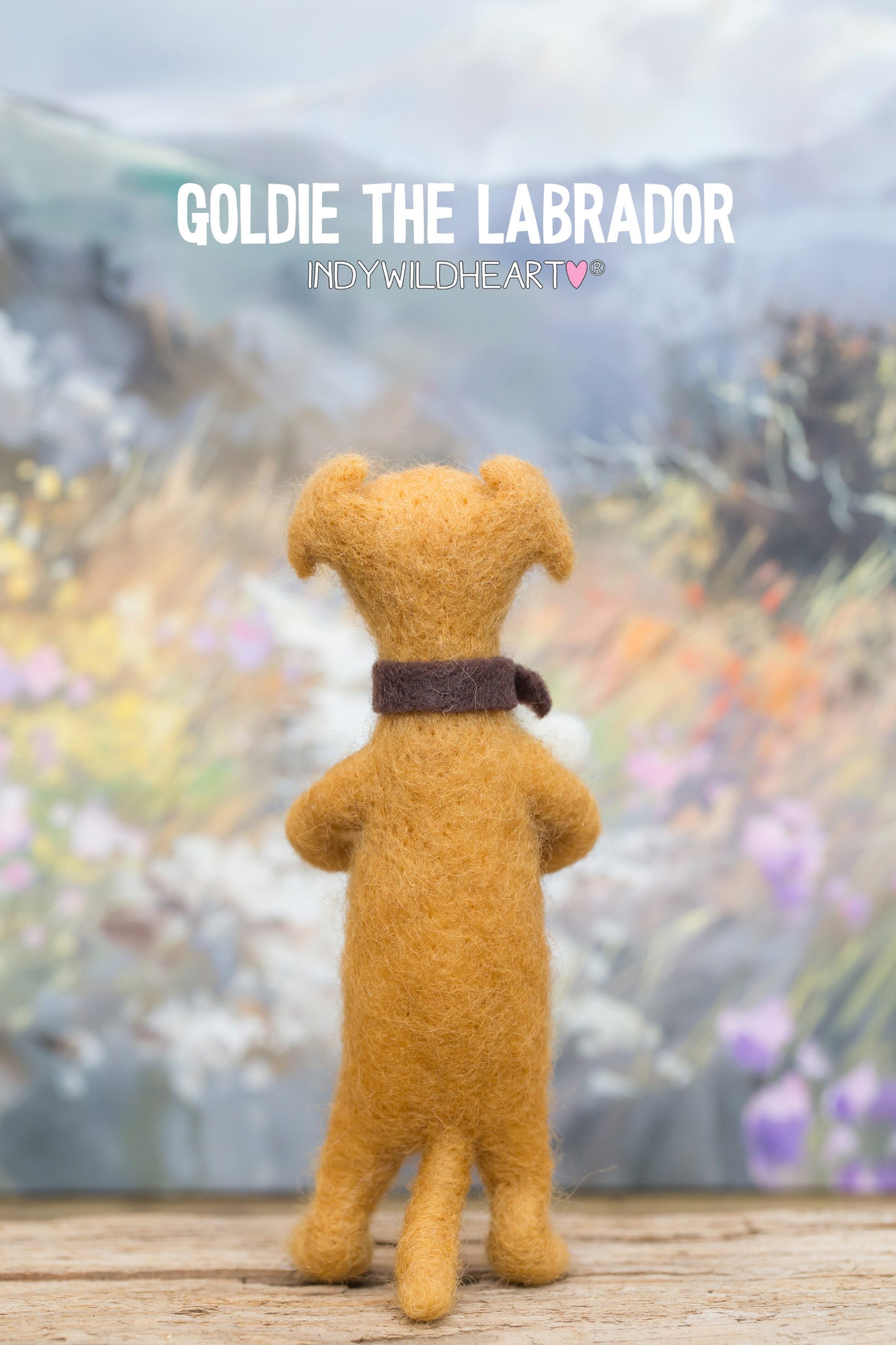 Needle Felted Miniature Dogs - Labrador - Felted Ornaments - Beautiful Handmade Gift - For Dog Lovers