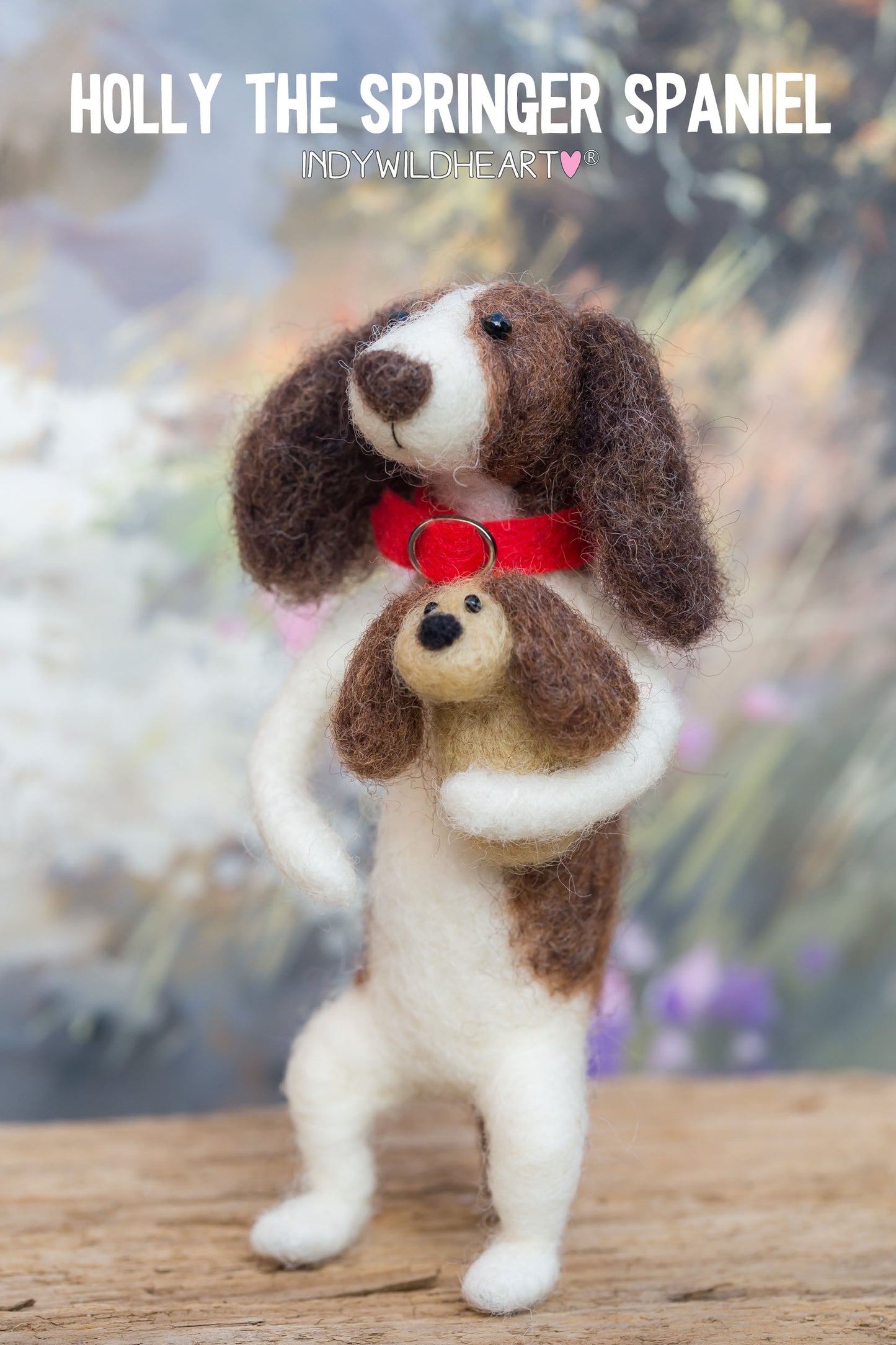 Needle Felted Dogs - Spaniels - Miniature Felted Ornaments - Handmade Gift For Dog Lovers - Needle Felt art