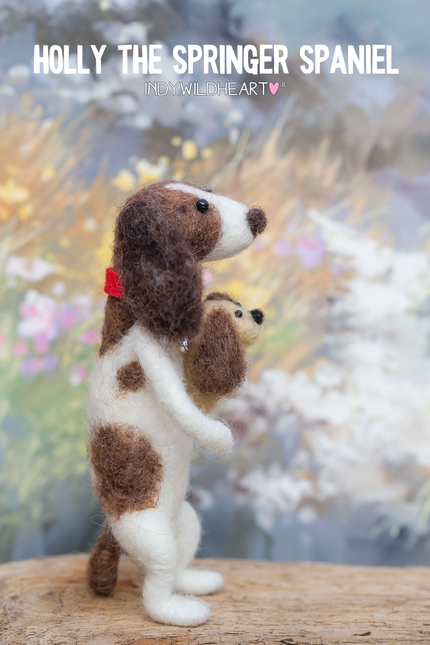 Needle Felted Dogs - Spaniels - Miniature Felted Ornaments - Handmade Gift For Dog Lovers - Needle Felt art