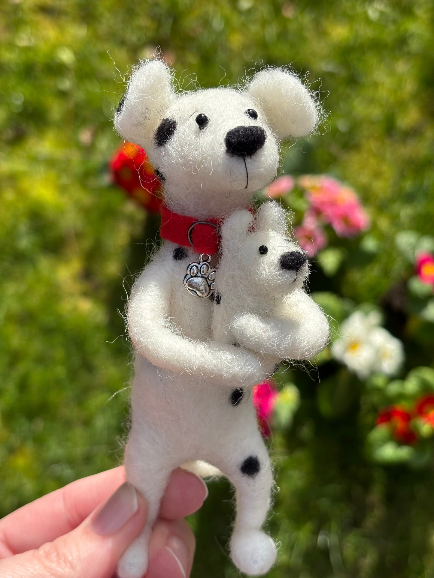 Needle Felted Dog Dalmation, Needle Felt Dogs, Felt Dog Ornament, Felted Dogs, Dog Lovers Gift