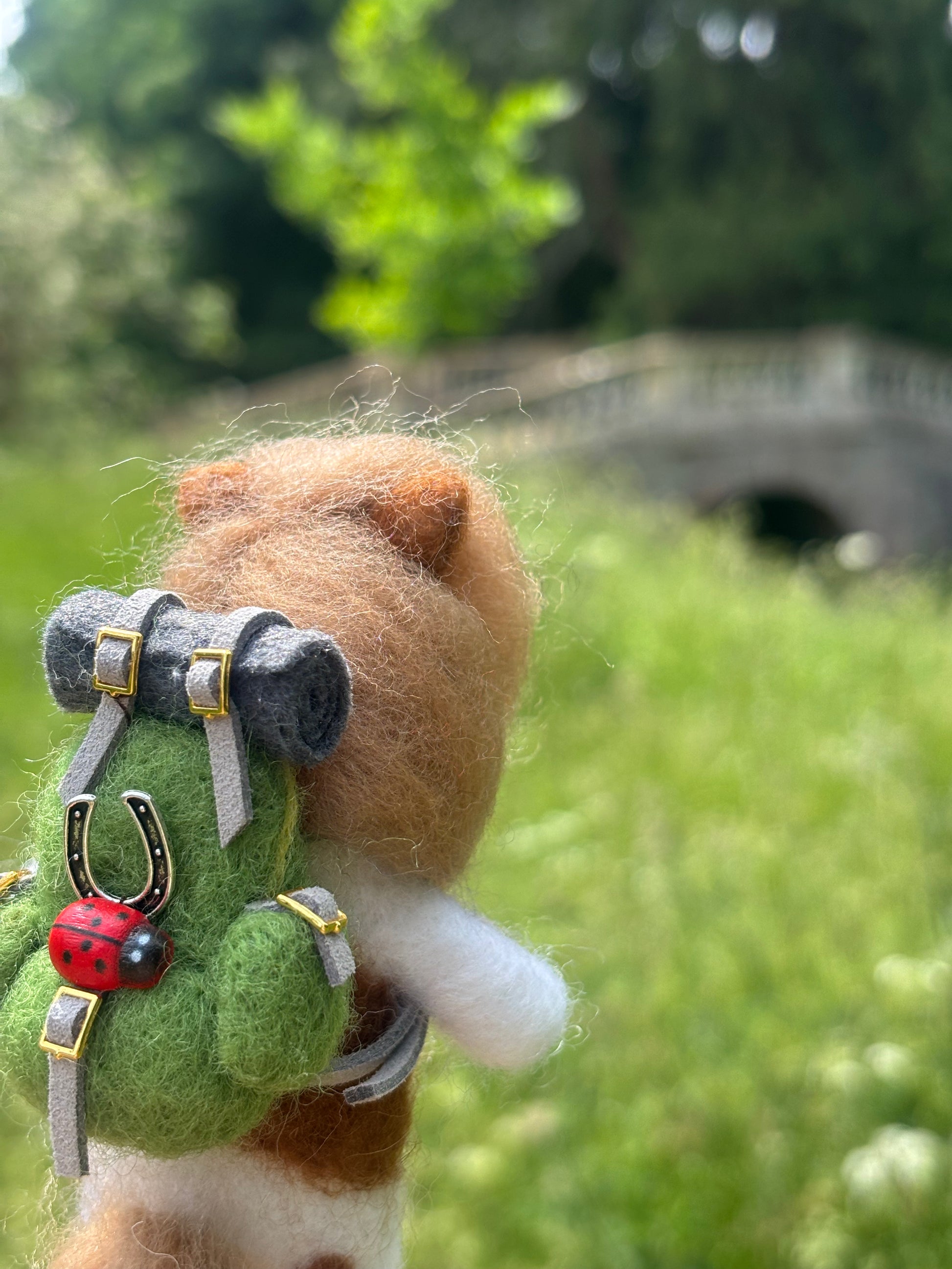 Needle Felted Animal Horse -  Skewbald Pony - Handmade Needle Felt Horse Collectable Character 