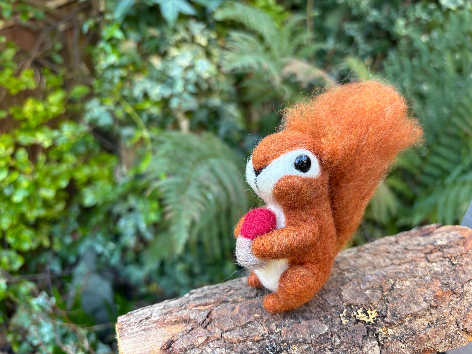 Needle Felting Kit Red Red Squirrel, Needle Felt your own Squirrels
