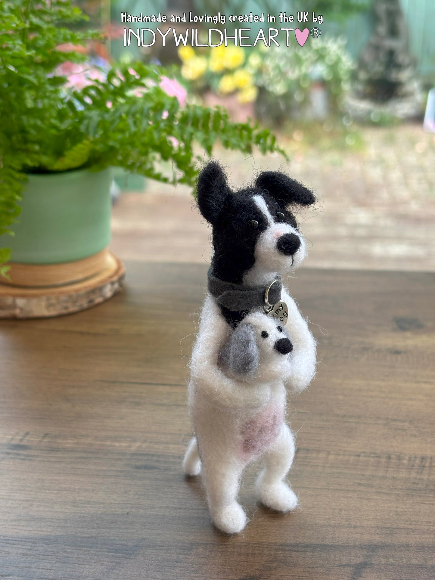 Custom Needle Felted Dog - Kipper the Jack Russell Terrier - Handmade Gift For Dog Lovers