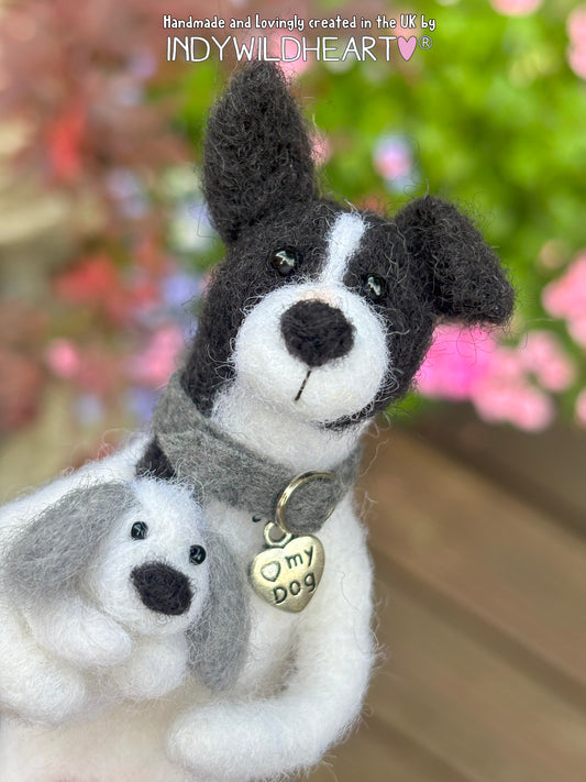 Custom Needle Felted Dog - Kipper the Jack Russell Terrier - Handmade Gift For Dog Lovers