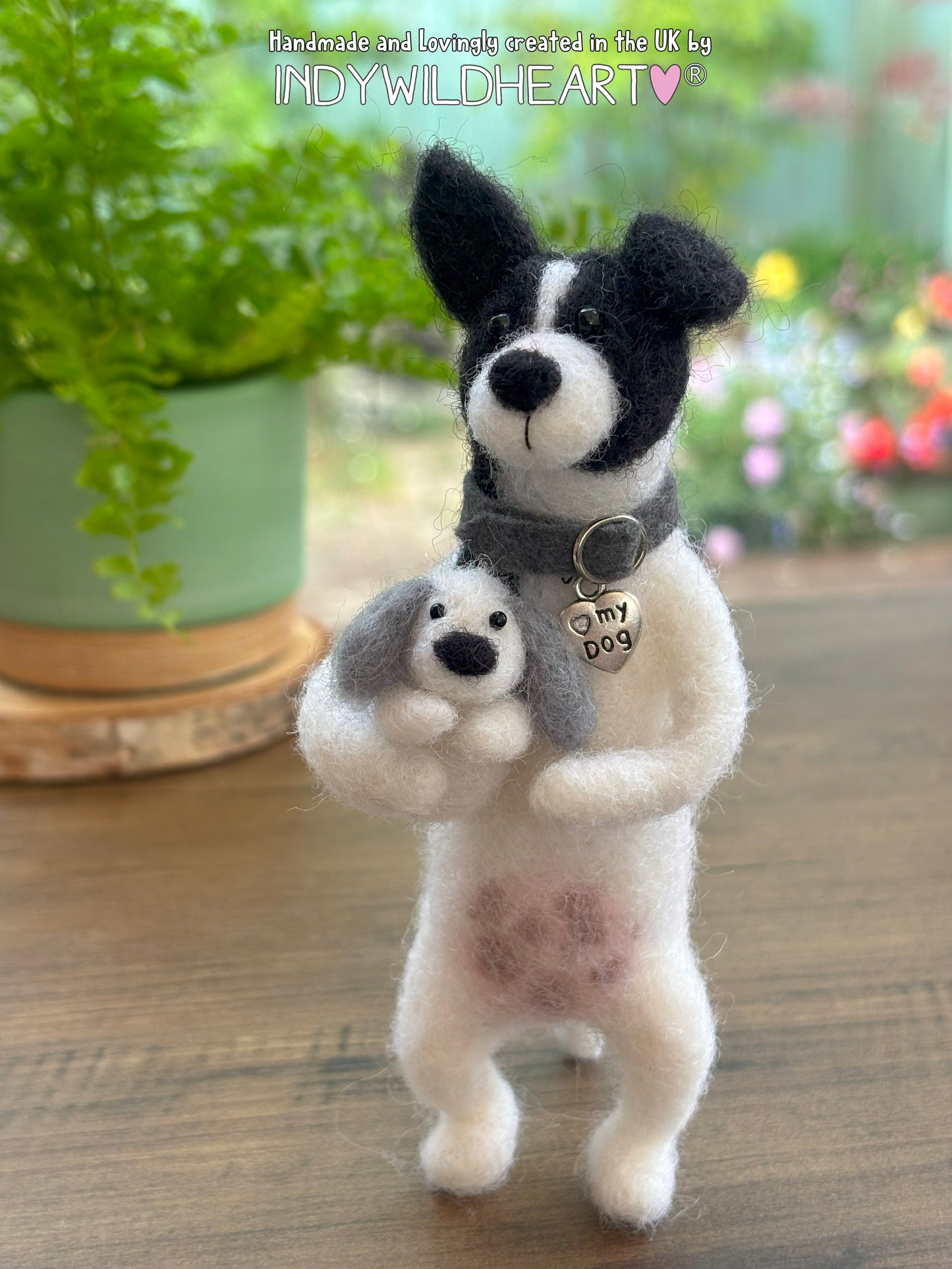 Custom Needle Felted Dog - Kipper the Jack Russell Terrier - Handmade Gift For Dog Lovers