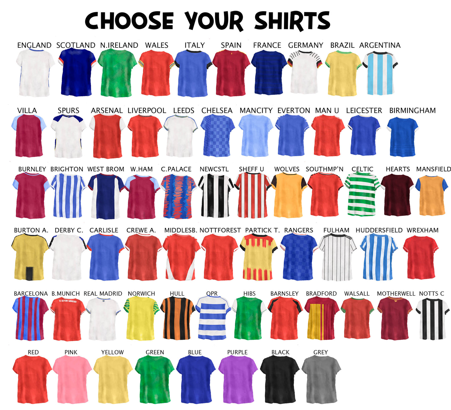 Personalised Football Family Print - Personalised gift - Gift for Dad, Gift for Football fans, Gift for Him, Gift for Grandad - Fathers Day Gift Idea