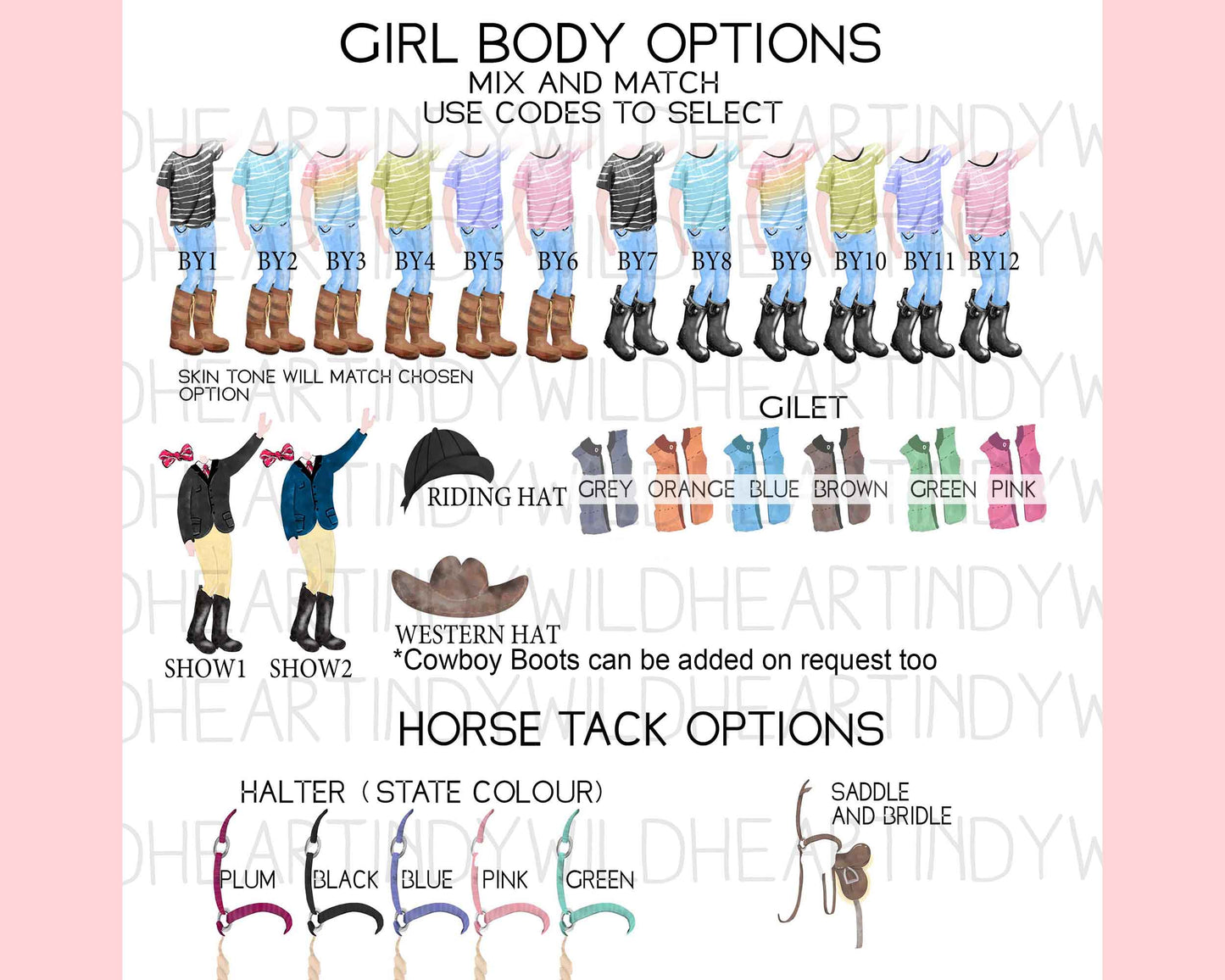 Personalised Horse Print, Gift for Horse Lover, Gift for Daughter, Girl & Her Horse Print, Cute Horse Print, Gift for friend